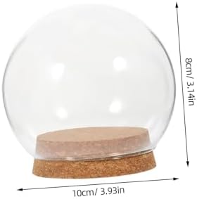FOMIYES 5PCS Glass Dome Display Case 1