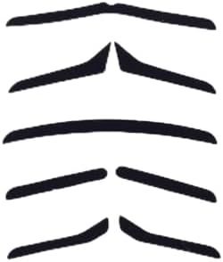 Foryysa 5pcs Fake Mustache Costume Accessory Set