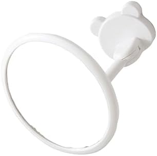 GLEAVI 1Pc Wall Mounted Nordic Style Makeup Mirror - White