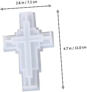 Housoutil 1Set Cross Shape Silicone Candle Stick Holder for Candle Making
