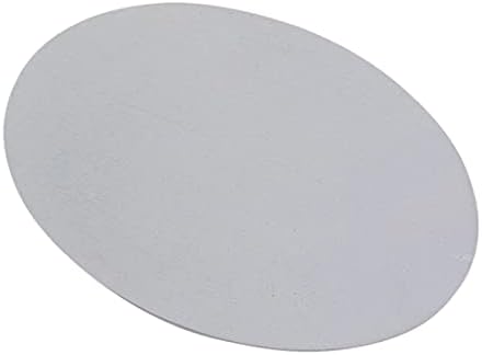 NKlaus Oval Aluminum White Candle Holder