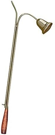 24 Inch Brushed Brass Candle Lighter with Bell Snuffer
