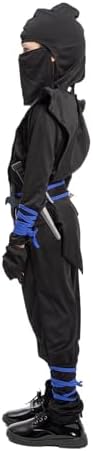 Kids Ninja Costume Set with Accessories for Boys Halloween Dress Up