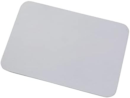NKlaus Candle Plate Aluminum White 17x12cm