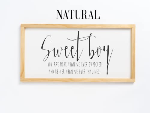 Meliora Craft Baby Boy Nursery Decor Sign
