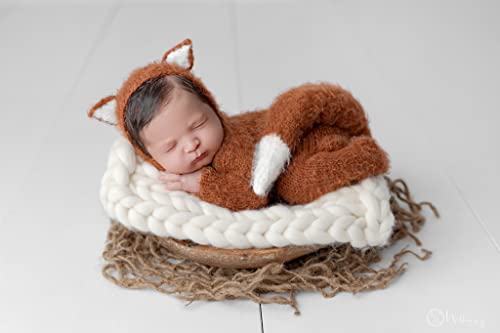Handmade Baby Fox Costume for Newborn
