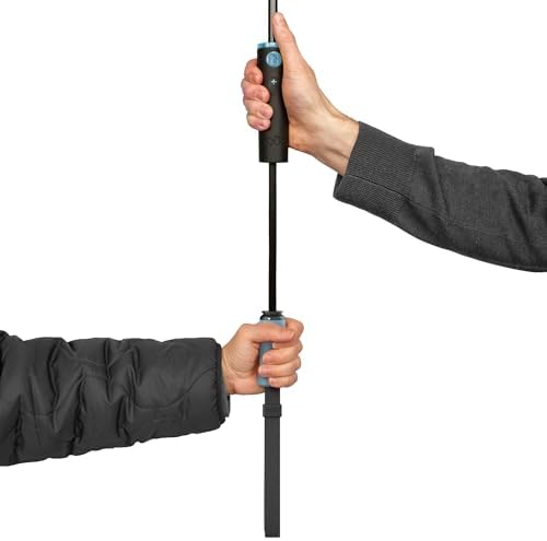 SHED RAIN Duo Auto-Open Stick Umbrella - 54-Inch UPF 50 Sun Protection