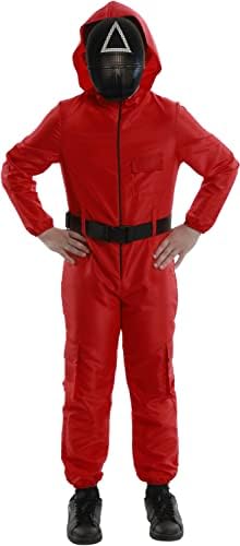 Deadly Kid Game Triangle Supervisor Red Costume