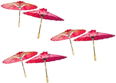 TJ Global 6-Pack Japanese Kids Size 22 Parasol Umbrellas