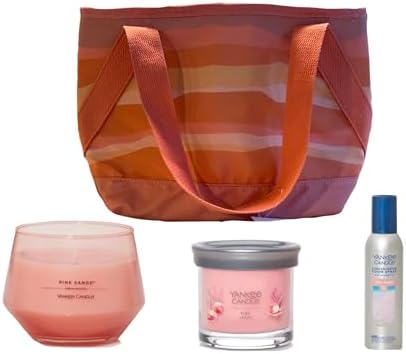 Yankee Candle Mothers Day Pink Sands Tote Gift Set