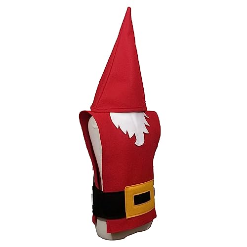 Red Gnome Costume Set - Kids 4-9 Years