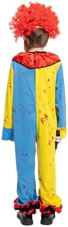 Scary Clown Costume for Kids Halloween Role Play