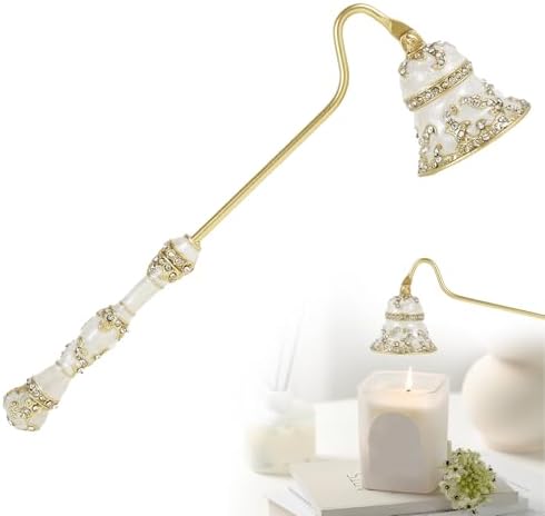 GLMFAN Gold Candle Snuffer with Long Handle