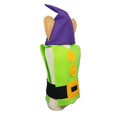 Dopey Dwarf Costume Set - Kids 4-9 Years 1