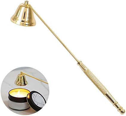 LZYMSZ Candle Snuffer with Long Handle and Golden Finish