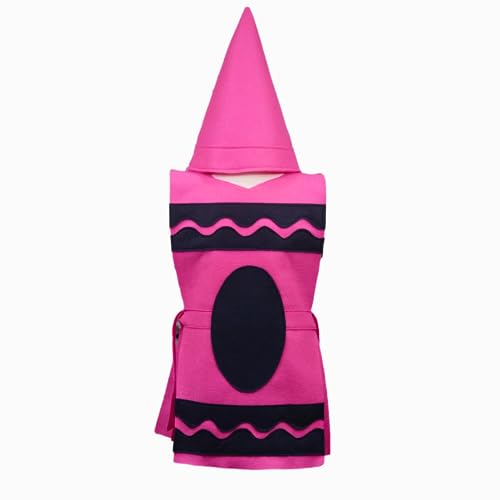 Pink Crayon Costume Tunic and Hat Set - Family Sizes