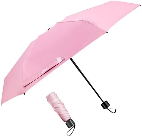 TradMall Mini Travel Umbrella with 95 UV Protection