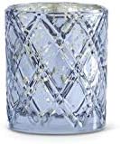 KK Interiors 53540A-BL Blue Mercury Glass Votive