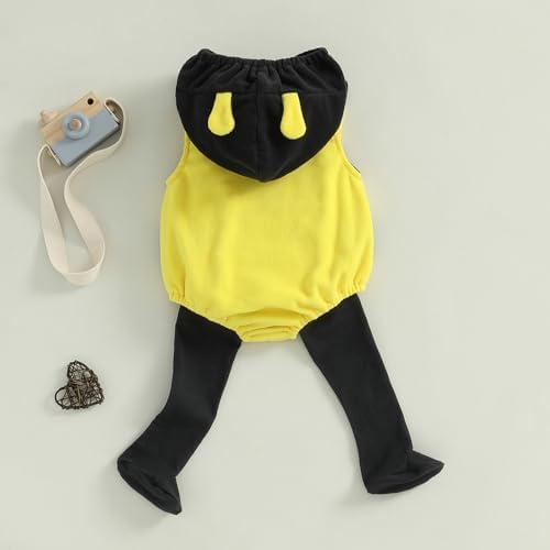 Madjtlqy Baby Halloween Costume Romper Jumpsuit with Socks