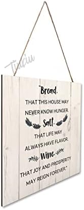 Tiukiu 12 inch Decorative Wood Sign - Made in USA