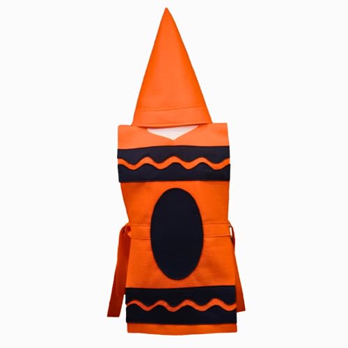 Orange Crayon Costume Tunic and Hat Set - Multi Sizes