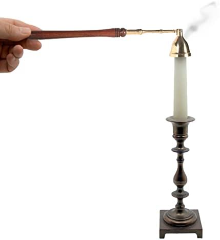 Incense Garden Candle Snuffer 2 Pack Brass Tip Wood Handle 1