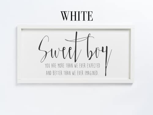 Meliora Craft Baby Boy Nursery Decor Sign