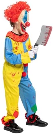 Scary Clown Costume for Kids Halloween Role Play