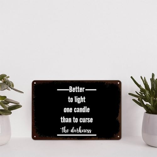 Funny Sayings Aluminum Plaque Wall Decor 12x16in