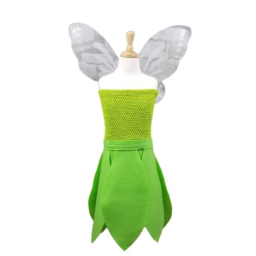 Fairy Costume Set - Lime Green for Baby Kids Teens and Adults