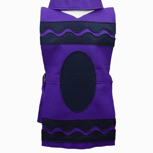 Crayon Costume Set Tunic and Hat Purple 1