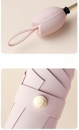 Mini Travel Umbrella with UV Protection and Tulip Handle