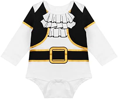 LENSOUS Pirate Costume Pants Set with Hat for Baby