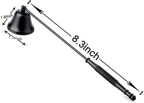 NEOYARDE Candle Snuffer - Black Stainless Steel Wick Extinguisher