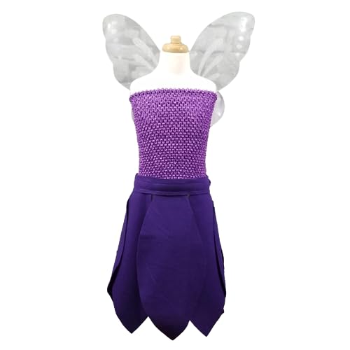 Purple Flying Fairy Costume for Boys
