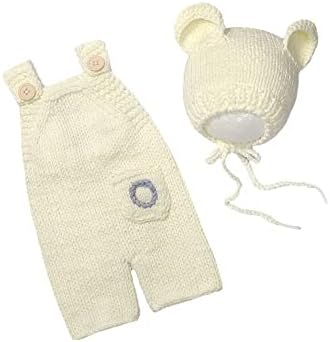 Newborn Photography Bear Crochet Outfit Boy Girl