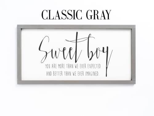 Meliora Craft Baby Boy Nursery Decor Sign