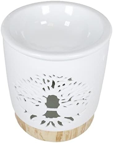 Ebros Gift Celtic Tree of Life Ceramic Votive Candle Holder