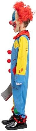 Scary Clown Costume for Kids Halloween Role Play