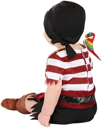 Infant Pirate Costume for Halloween - Peg-Legged Captain Outfit