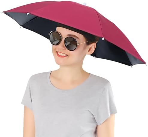 Rain Umbrella Hat for Women Men Lightweight and Comfortable
