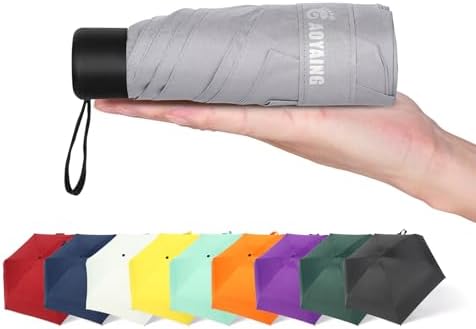 GAOYAING Compact Pocket Umbrella Gray 1