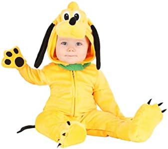 Infant Disney Pluoto Hooded Costume Onesie Jumpsuit