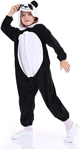 Funivals Unisex Panda Costume Pajamas Kids Halloween Jumpsuit