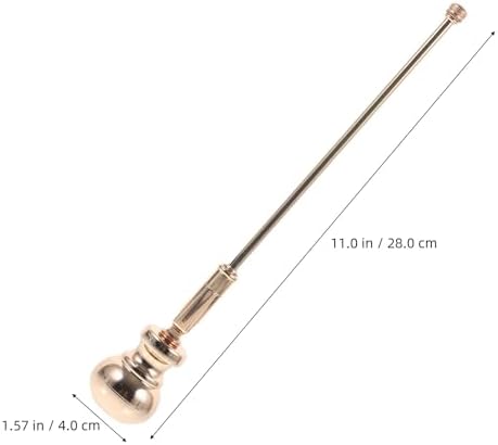 STOBAZA Candle Snuffer 98 Long Metal Candle Extinguisher Tool