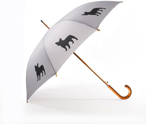 Premium French Bulldog Rain Umbrella - Windproof Durable