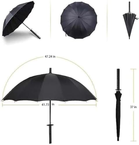 WPOZD Samurai Umbrella Automatic Windproof