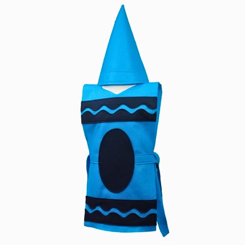 Light Blue Crayon Costume Tunic Hat Set - Family Sizes