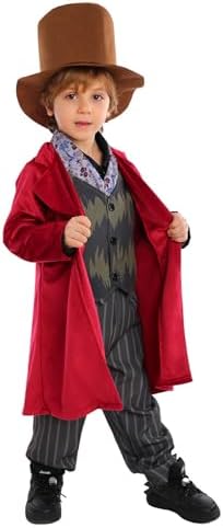 Cekalue Kids Medieval Steampunk Costume Set with Accessories