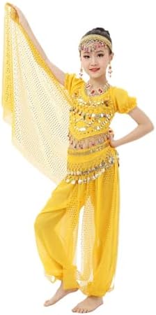 Cute Baby Belly Dance Sequin Costume Set for Girls